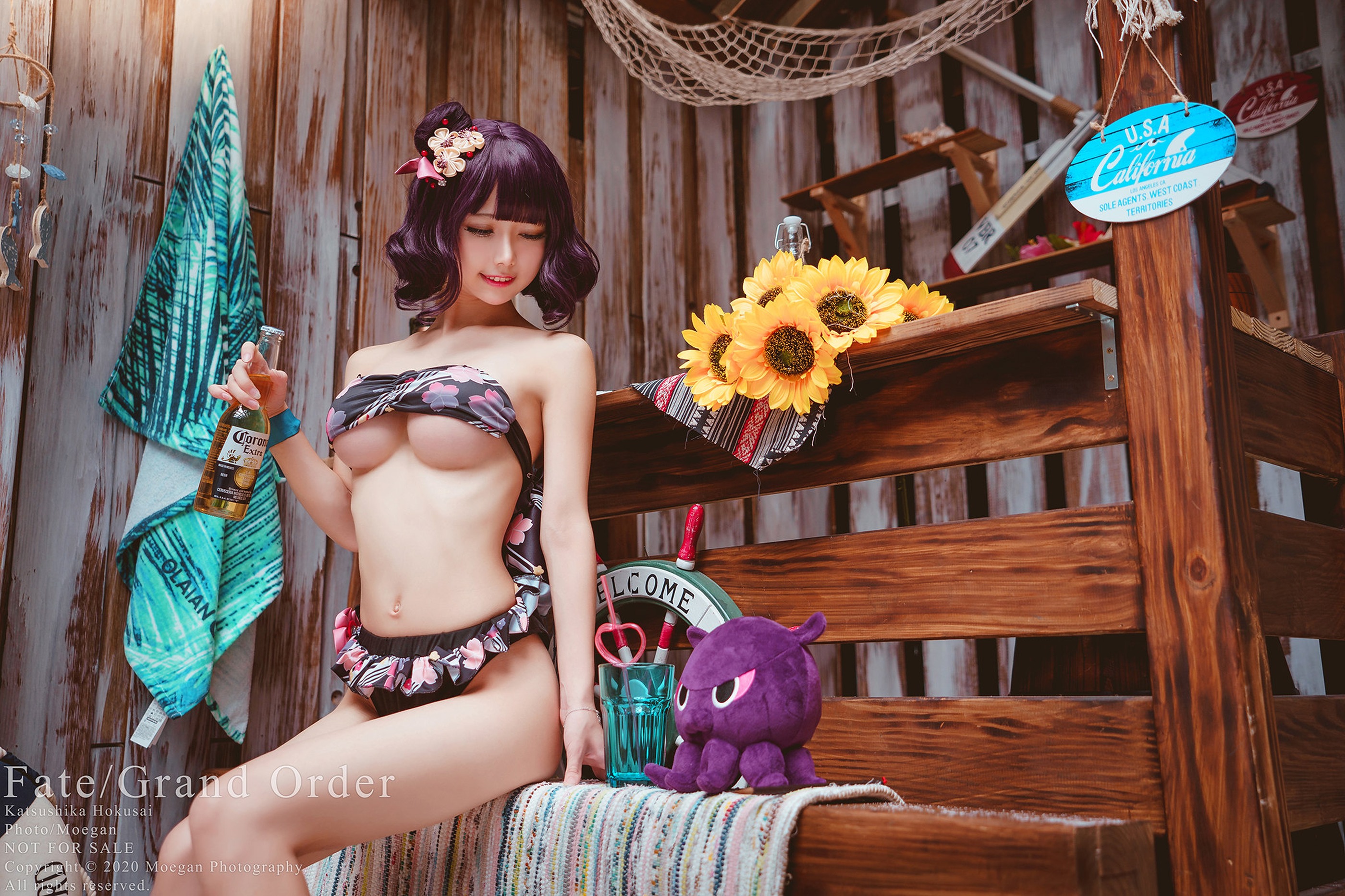 图片[1]-沖田凜花Rinka – NO.060 FateGrand Order葛飾北斎水着ver[14P]-XikXak